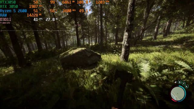Sons of the Forest: RTX 3050 8GB + Ryzen 5 2600 TEST (highest and lowest settings)