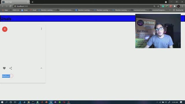 material ui react tutorial in hindi/urdu session 6 смотреть онлайн