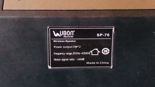 UBON SP-70 Portable Bluetooth Speaker Review Video смотреть онлайн