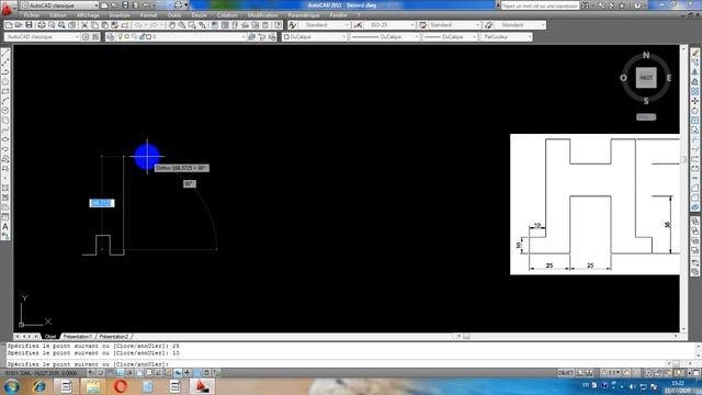 AutoCAD 2 D Exemple 4 / 1ère Année CPST смотреть онлайн