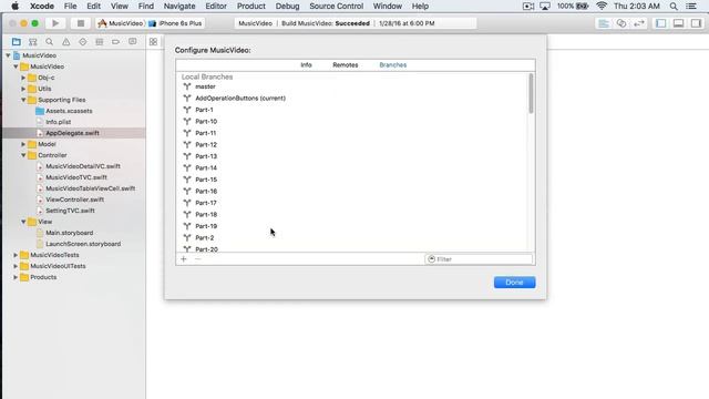 How to delete a branch in Xcode - Source Control смотреть онлайн