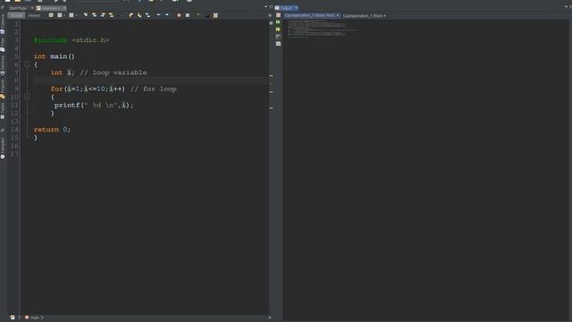 for loop in C | for loop in C++ | for loop in Java | for loop in C# смотреть онлайн
