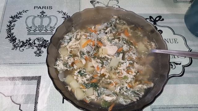 Первый Легкий Весенний суп из крапивы и щавеля