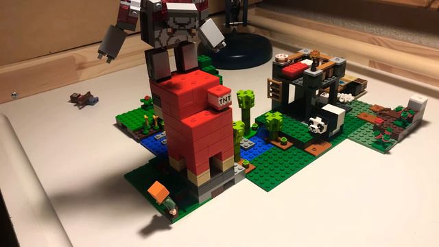 Minecraft Dungeons Crossover. Stop Motion lego movie. смотреть онлайн