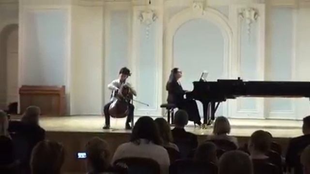B.Bartok.Romanian Folk Dances.Daniel Nikonov cello, Irina Krivchenko piano смотреть онлайн