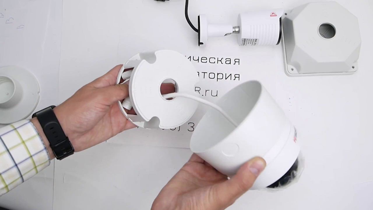 Монтажная коробка для видеокамер SP-Box 130x130x50 и 120x50. смотреть онлайн