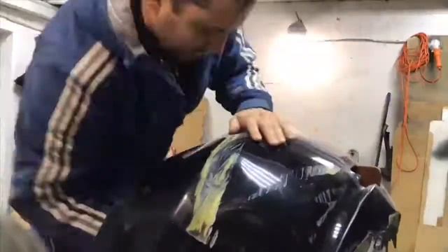 Как выпрямить бампер феном смотреть онлайн