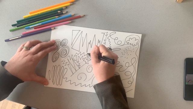 ART and MUSIC VIDEO: A guided drawing activity by listening to SOUND with Kerri Bevis #artlife смотреть онлайн