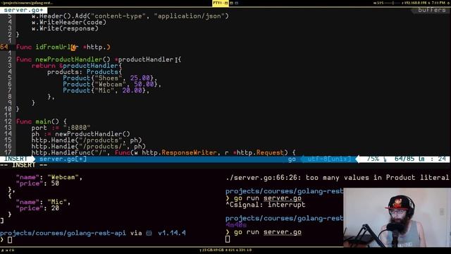 Go REST API with NO DEPENDENCIES!?! - Go / Golang REST API Tutorial | #feurious смотреть онлайн