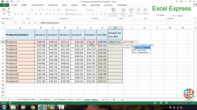 How To Use Excel Index Match Function | MS Excel | Index Function смотреть онлайн