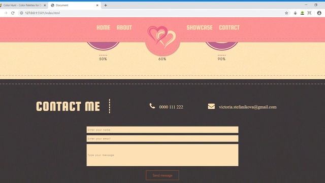 QUILTED Designed Website With HTML, CSS And Illustrator