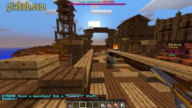 Minecraft - GTA V Mod - Grand Theft Auto 5 - Wild Wild West! смотреть онлайн