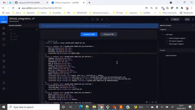 Snowflake & SqlDBM - Reverse/Forward Engineering Hands on | Rajiv Gupta Learn Everyday смотреть онлайн