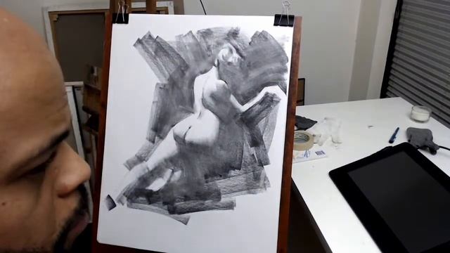 Figure Sketch charcoal 23 feb 2022 10x смотреть онлайн