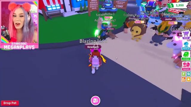 TRADING BLAZING LIONS in ADOPT ME (SUPER RICH SERVERS) In Roblox смотреть онлайн