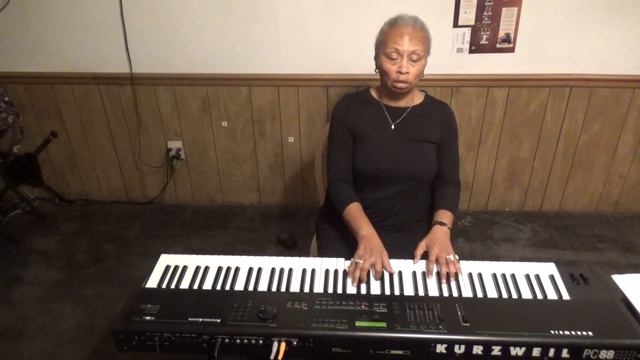 JEWEL C. NASH PLAYING ON THE KURZWEIL, OUR GOD IS AN AWESOME GOD 9-15-2020 смотреть онлайн