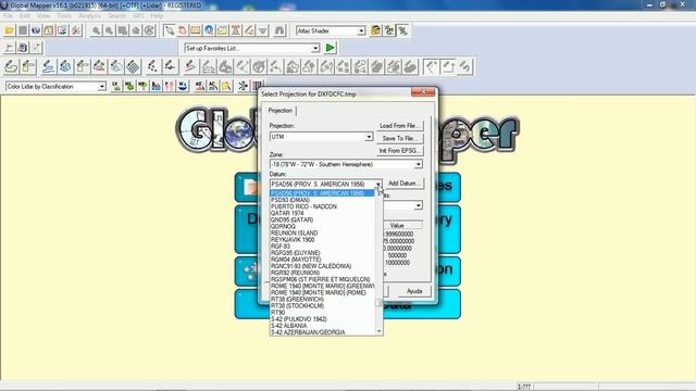 de PSAD56 a WGS84 planos en AutoCad смотреть онлайн
