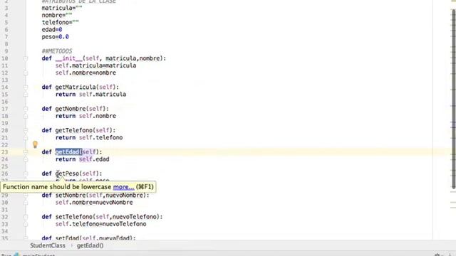 Uso de metodos Get y Set en Python. Python para principiantes. смотреть онлайн