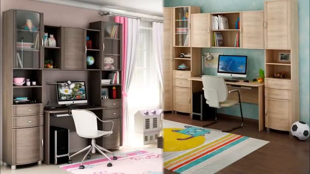 Детские мебельной фабрики Лером. www.kupimebel34.ru смотреть онлайн