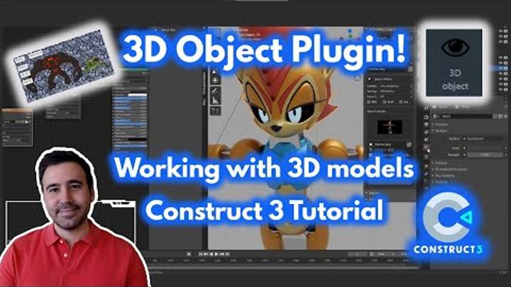 3D Object Plugin! Working With 3D Models For Construct 3
