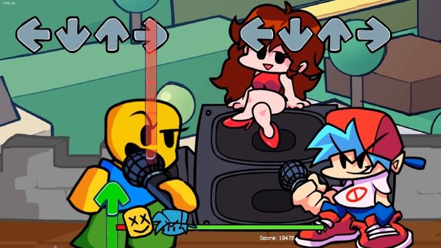 Fnf mod Roblox 1 hour смотреть онлайн