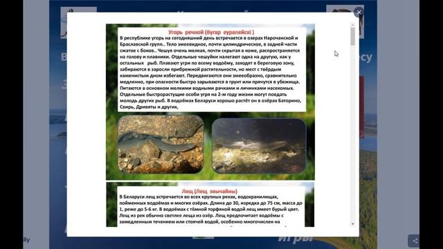 О интерактивном плакате нац.парк "Браславские озёра" смотреть онлайн