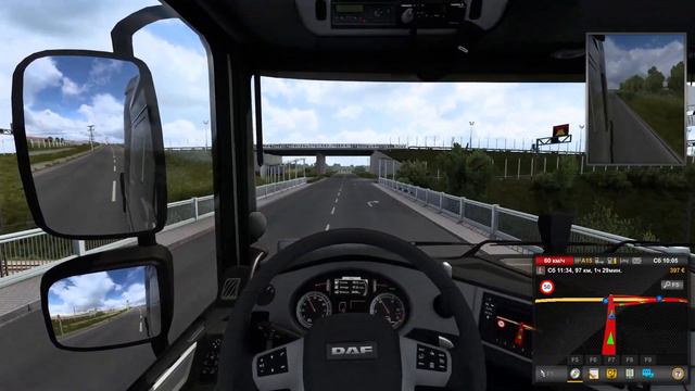 #Просто катаюсь Euro Truck Simulator 2 MP\ ETS2 \ V-1/48 \ Euro Truck Simulator 2 / Пробки \ смотреть онлайн