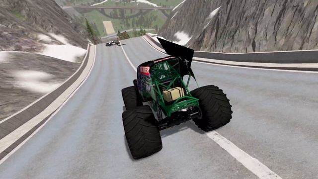Spike Strip High Speed Crashes #2 BeamNG Drive | Crash Blasters смотреть онлайн