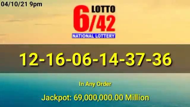 9pm PCSO Lotto Result Today April 10, 2021 2D 3D STL ez2 Swertes 6D 6/42 6/55 смотреть онлайн