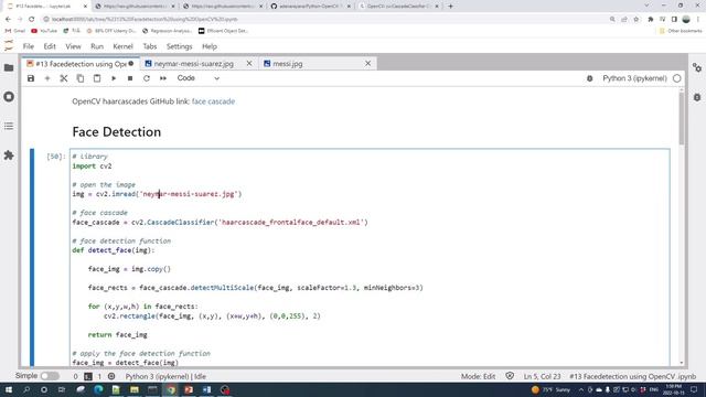 How to do a Face Detection in Image and Video using OpenCV in Python смотреть онлайн