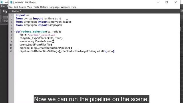 Using Simplygon's Python API in 3DS Max смотреть онлайн