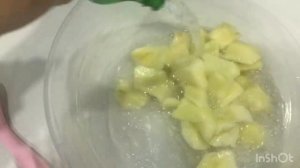 сок из яблок в блендере/вкуснятина на каждый день из одного яблока!