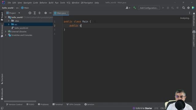Java hello world program in intellij смотреть онлайн