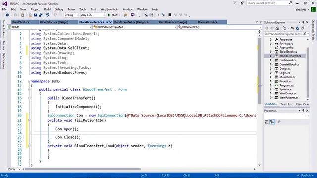 Blood Bank Management System Using C#.Net смотреть онлайн