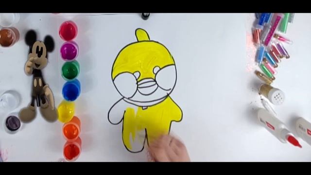 how to draw lalafanfan toy| рисовать лалафанфан| lalafanfan chizish смотреть онлайн
