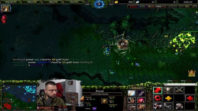 DOTA GOBLIN SHREDDER vs AXE: 1000 DMG/s (FAST KILL) смотреть онлайн