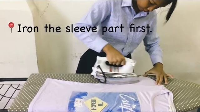 HOW TO IRON A T-SHIRT✨ смотреть онлайн