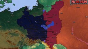 Вторжение в Польшу 1939 (Анимация Захвата Границ )