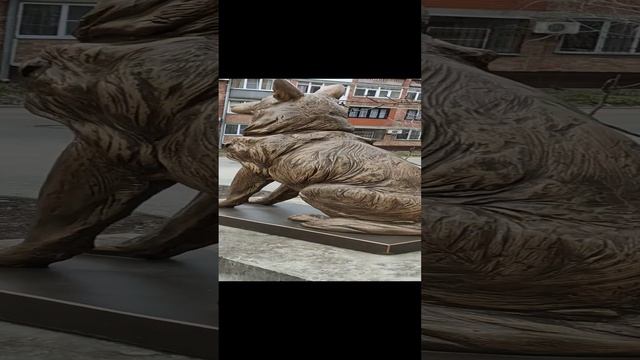 Памятник немецкой овчарке Цезарю в Ейске!