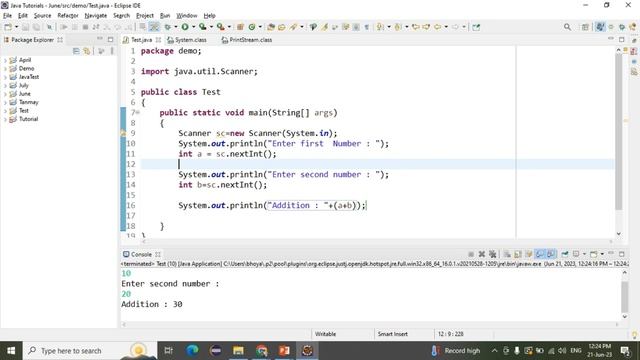 Java Tutorial - 7 (12/06/2023 batch) Exploring Static Methods, Scanner Class, and Constructor смотреть онлайн
