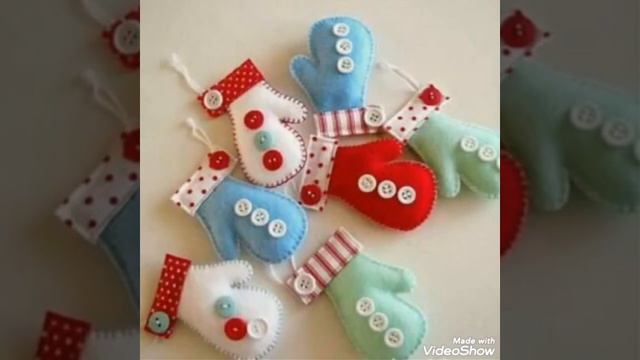 DIY felt ornaments decoration ideas and keychain ideas by pop up fashion 💞💞 смотреть онлайн