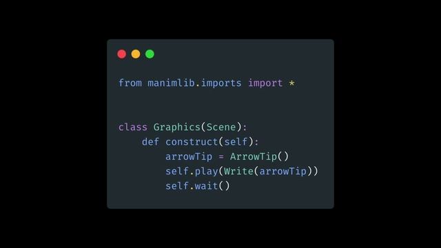 Manim Example | How to Show Arrow Tip in Manim смотреть онлайн