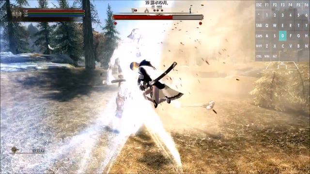 PC SKYRIM T_KUKU's animation :Female iai KATANA animation MOD смотреть онлайн