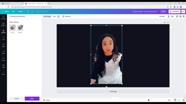 How to add Glow effect to image in Canva | Add Glow effect to image in Canva | Canva tutorial смотреть онлайн