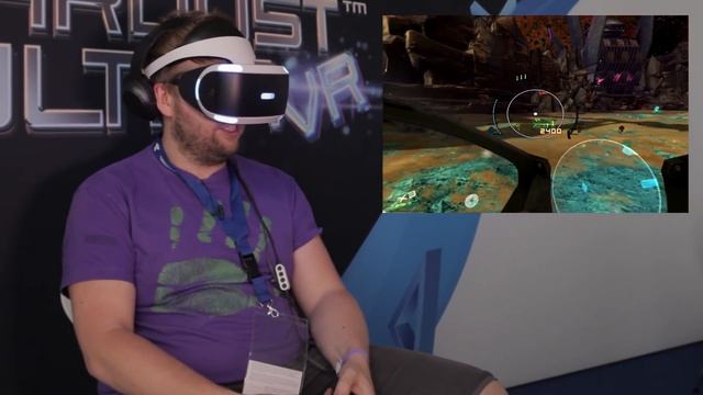 Super Stardust Ultra Gameplay on Playstation VR - We've Played It смотреть онлайн