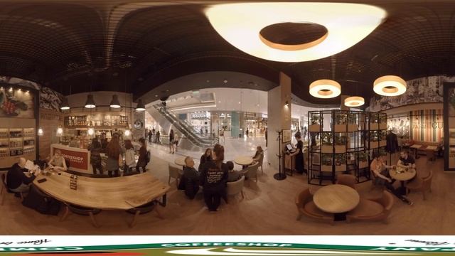 Ролик в формате 360 для известной сети Coffeeshop Company смотреть онлайн
