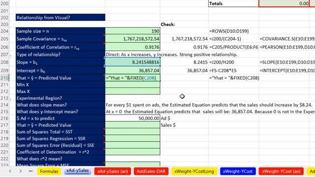 Linear Regression Made Easy! The Epic Full Story with all Details. Excel Statistical Analysis 50 смотреть онлайн