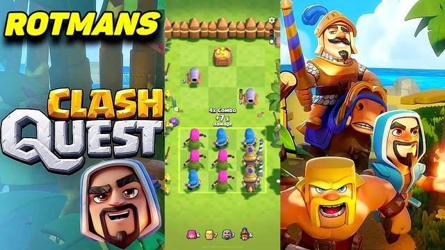 НОВАЯ ИГРА ОТ СУПЕРСЕЛЛ - КЛЕШ КВЕСТ. ОБЗОР | CLASH QUEST смотреть онлайн