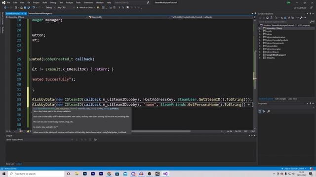 How To Make A Steam Multiplayer Game in Unity - Hosting & Joining Lobbies смотреть онлайн