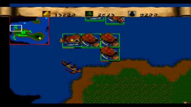 проходим War Craft 2 PS1 - серия 1 орки смотреть онлайн